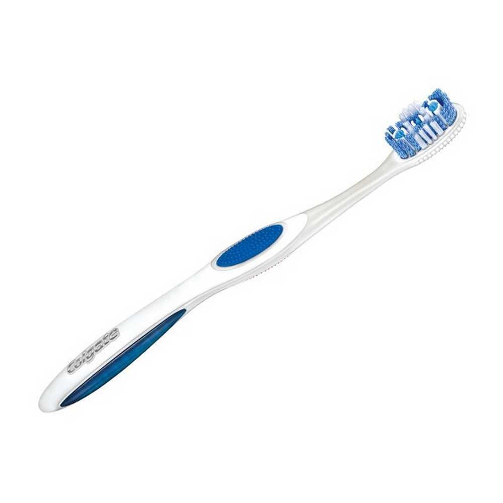 Colgate Toothbrush 360 Luminous White Medium (2-Pack): Ergonomic Handle, Whitening Cups, Polishing Bristles & More